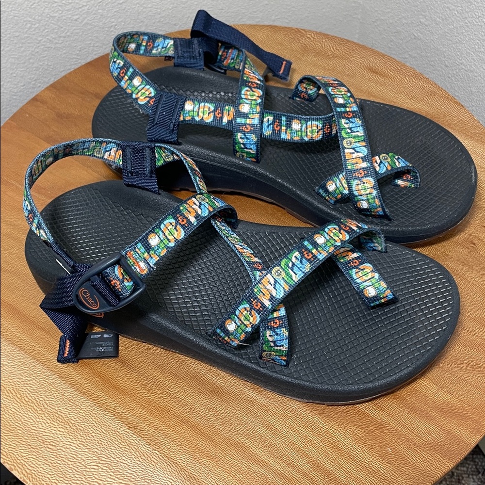 Men’s Chaco Summer of 69 Z/Cloud 2 Sandal Woodstock Peace & Love Print Size 11 - Picture 14 of 16